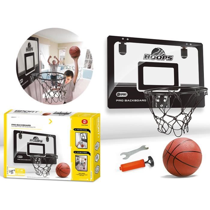 Mini Panier de Basket Enfant Interieur, Panier de Basket Mural Bureau Salle  Accessoire Jouets de Sport pour Garçon - Noir - Cdiscount Sport