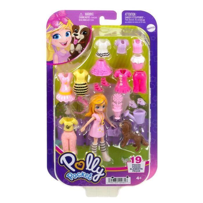 Lot Polly Pocket Mattel avec accessoires figurines miniatures jeu enfant fille - Jeux & Jouets
