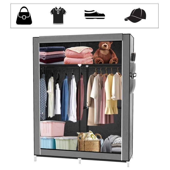 Armoire Pliable Pour Poupée – Design Extensible, 10 Cintres Inclus, Rangement Compact Pour Accessoires Miniatures