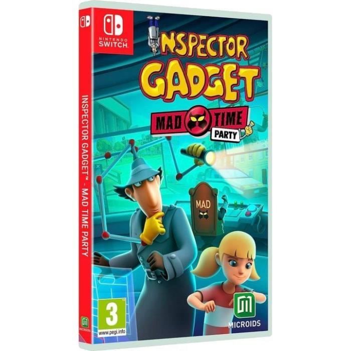 Jeu vidéo INSPECTOR GADGET MAD TIME PARTY Aventure 1 4 joueurs Nintendo Switch