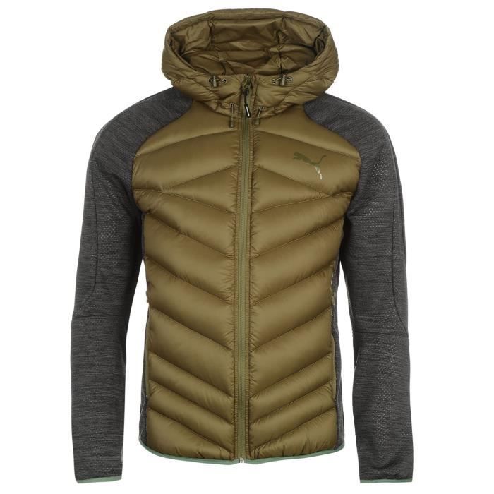 doudoune puma femme verte