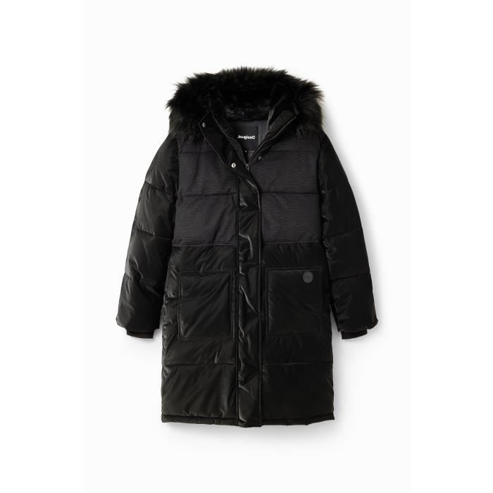 Doudoune noire desigual femme sale