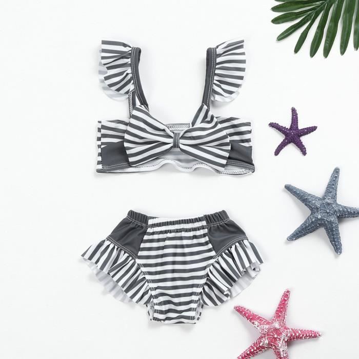 Ensemble Slip De Bain Maillot De Bain Bebe Fille Blanc Taille Asiatique Blanc Achat Vente Maillot De Bain Cdiscount
