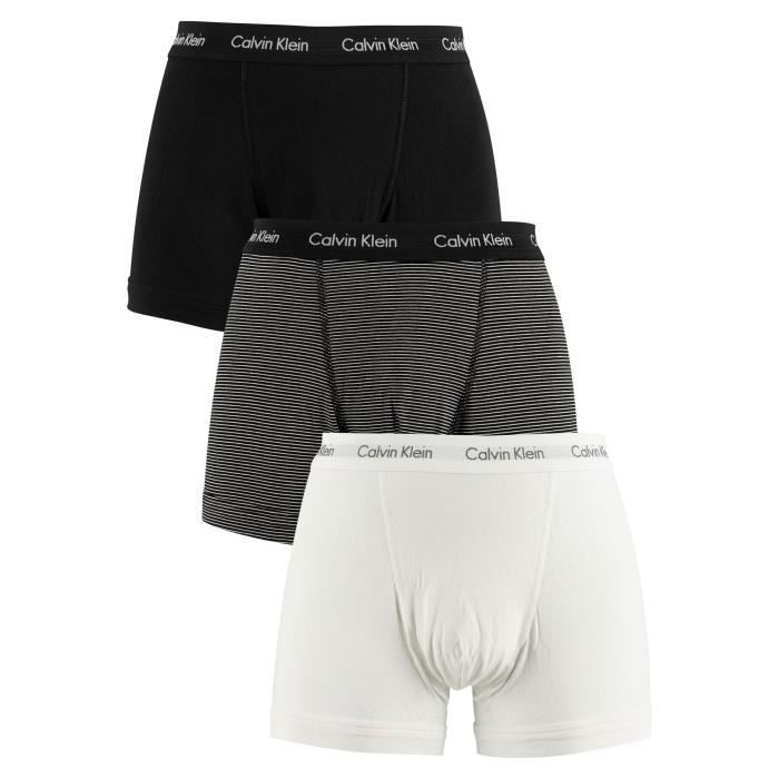 Calvin Klein Homme Pack de 3 troncs, Multicolore