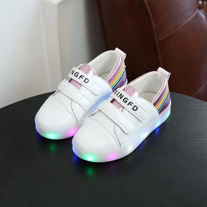 Enfant En Bas Age Courir Sport Bebe Garcons Filles Colore Led Lumineux Chaussures Baskets Rose Rose Cdiscount Chaussures Enfant En Bas Age Courir Sport Bebe Garcons Filles Colore Led Lumineux Chaussures Baskets Rose Rose Cdiscount Chaussures