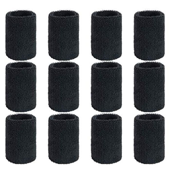 Zerone Bandeaux anti-transpiration pour poignets 2 Paires Bandeaux de