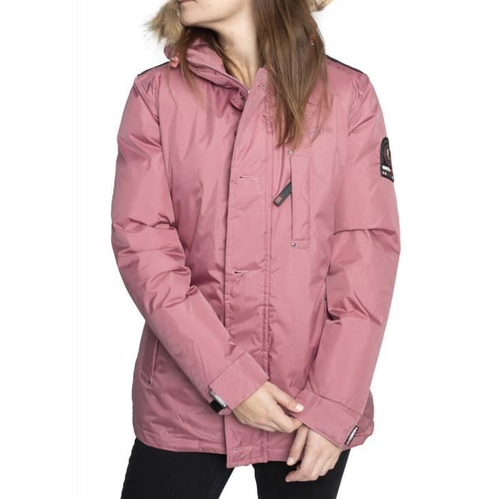 Doudoune Femme GEOGRAPHICAL NORWAY CHOUPI Rose Fermeture eclair 100 Polyester Rose Cdiscount Pret a Porter