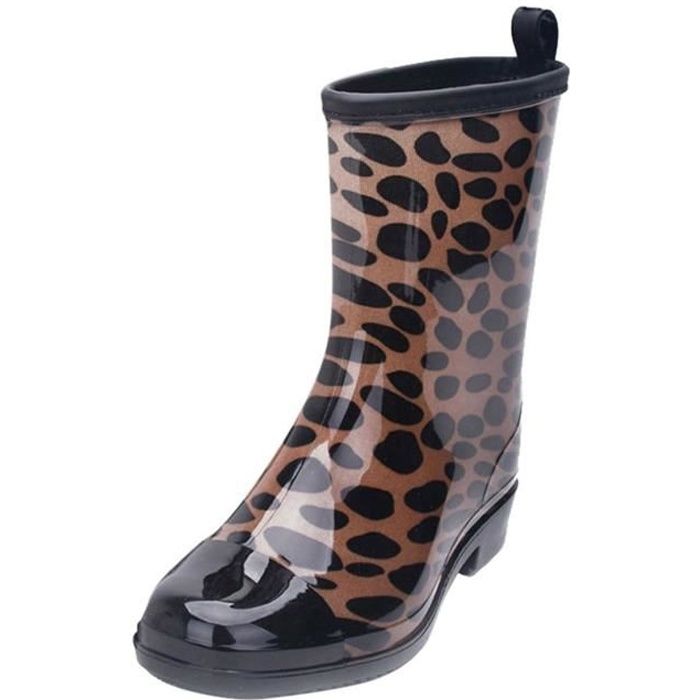 Bottes hautes en PVC vert taille 40 - imperméables et antidérapantes