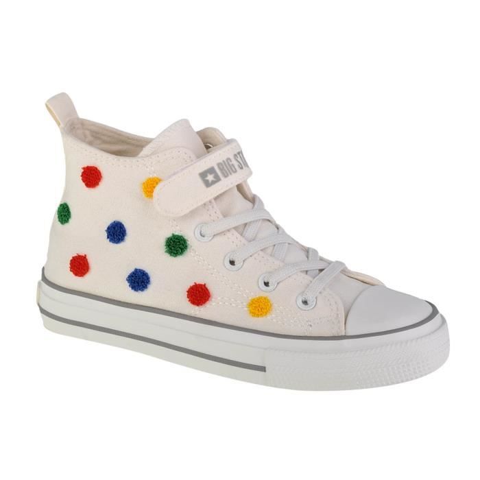 Baskets - BIG STAR - J JJ374059 - Blanc - Lacets - Synthétique Baskets - BIG STAR - J JJ374059 - Blanc - Lacets - Synthétique