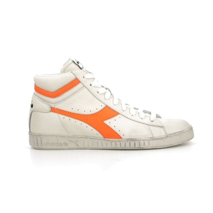 Diadora DIADORA Baskets hautes Game H Fluo Wax blanc