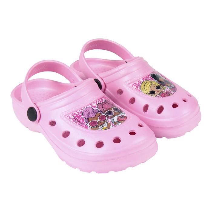Sabots Crocs enfant fille LOL Surprise Rose Taille 26 27