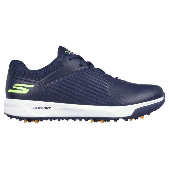 chaussures de golf de golf sans crampons skechers go golf elite vortex - navy/vert citron - 42,5