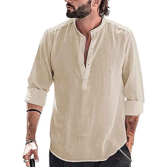 Chemise manche longue ete online