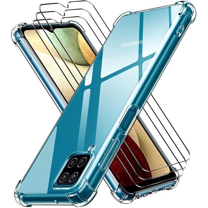 Lot de 3, Verre Trempé pour Samsung Galaxy A12-M12-A32 5G [Couverture  Complète] [Vitre Protecteur 9H Dureté] [Sans Bulles] [Ant 748