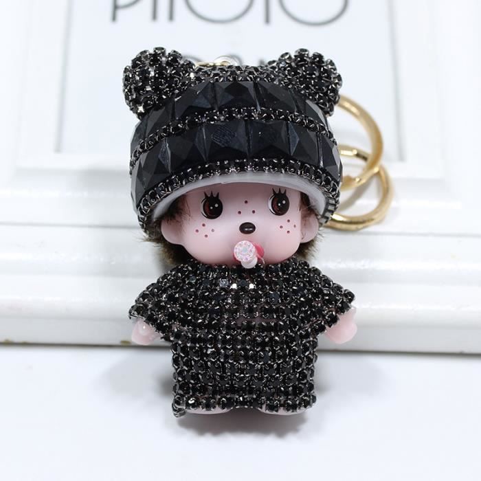 2 Porte-clés Poussin En Peluche - Pendentif Mignon Pour Sac Et Clés | Cadeau Naissance Fille, Fête Des Pères, Décoration | Taille 10x8 Cm