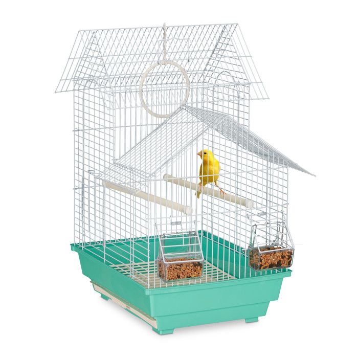 Meilleurs prix pour Cage à oiseaux avec toit pointu - 10030972-53