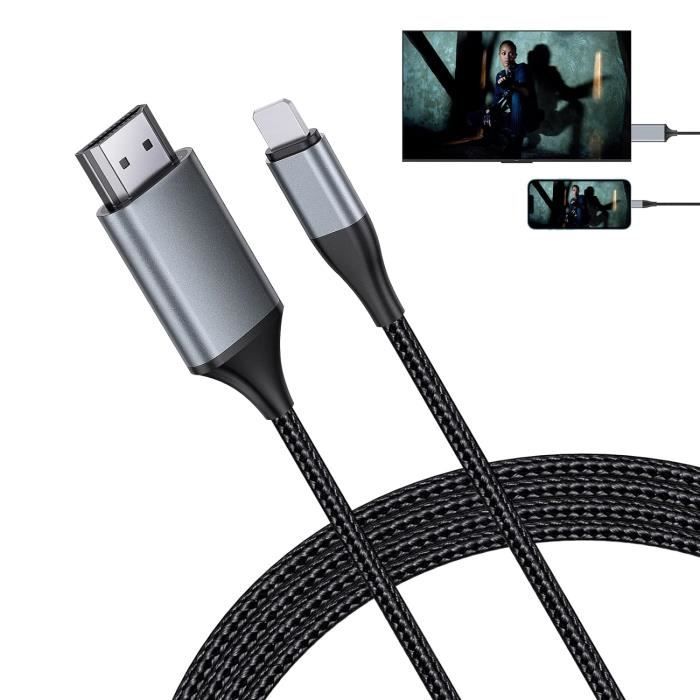 Cavo HDMI Per IPhone/iPad A TV 4m: Adattatore 1080P Plug & Play, Schermo Grande Per Film E Giochi - 5