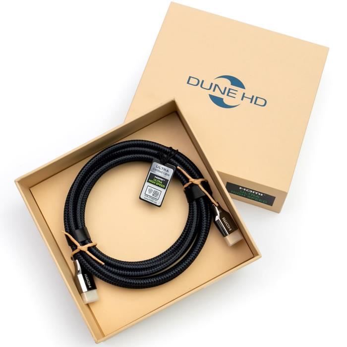 Dune Hd Cavo HDMI 2.1a ad Alta Velocità Certificato con 48Gbps | 10K, 8K / 60Hz