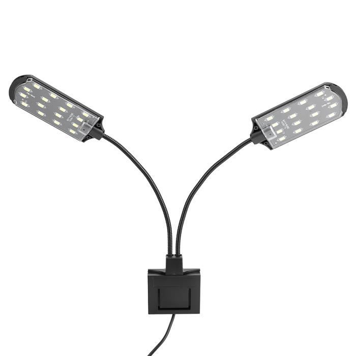 Meilleurs prix pour Shipenophy lumière à Double tête Shipenophy lumière à clipser Shipenophy Lumière d'aquarium X7 10W pince animalerie eclairage