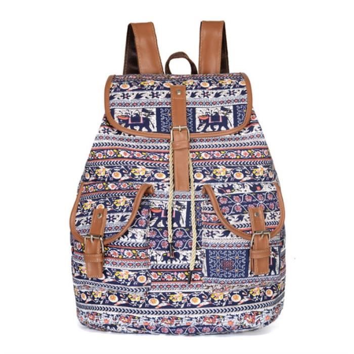 Sac à dos femme fleuri on sale
