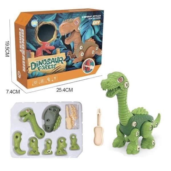 JTgugu 287 Pièces Jouet Construction Dinosaure 3 En 1 T-Rex Ptérodactyle Stégosaure - STEM Pour Enfants 6-14 Ans