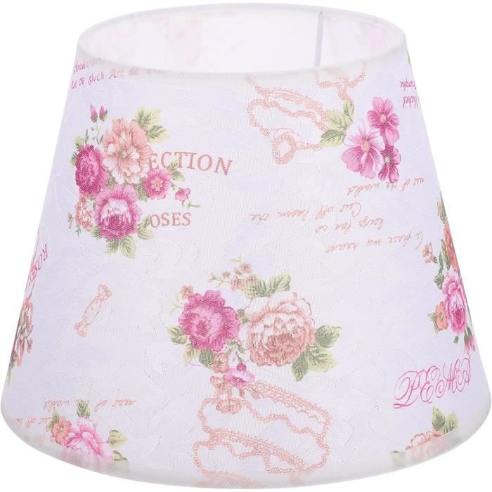 Housse Abat-jour Simple En Tissu Et Fer - Pour Lampe De Table Ou Chevet - Décoration Intérieure élégante - 4