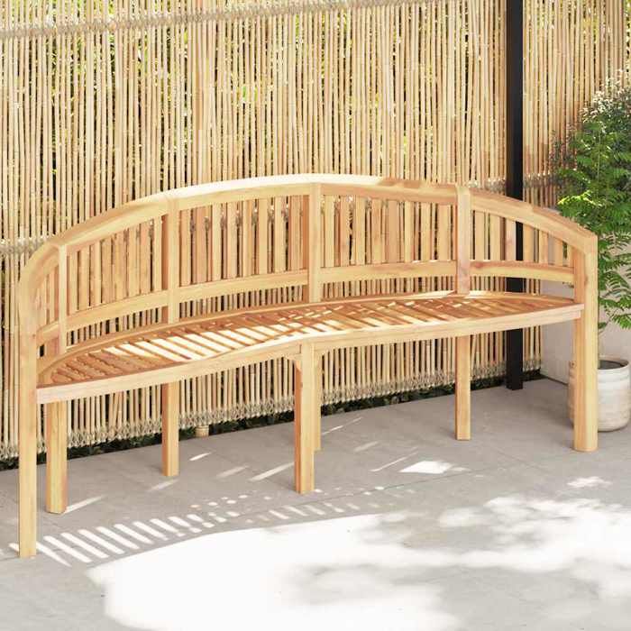 vidaXL Banc de Jardin en Teck 200 cm - vue 2