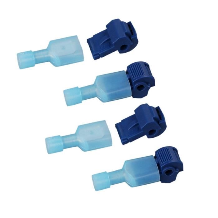 XM4400Pinzhi 50Pcs Bleu Rapide Splice Connecteurs Électriques Scotch Lock Fil Terminaux Cri