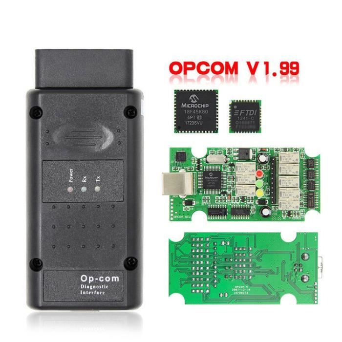 Interface de Diagnostic Auto Opel OP-COM V1.99 - Diagnostic Pro pour Opel - OPCOM OP COM