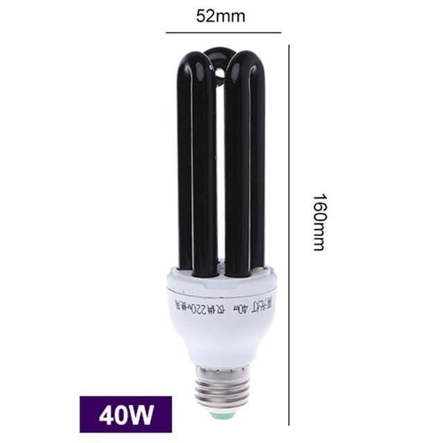 LAMPE ANTI-INSECTE,Spiral 40W-12V--Lampe anti moustiques en spirale ...