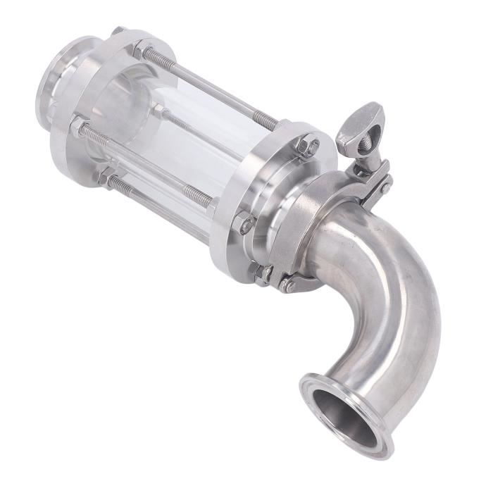 Raccord De Tuyauterie Tri-pince 2 Pouces SS316 - Avec Collerette De 64 Mm, Acier Inoxydable 316