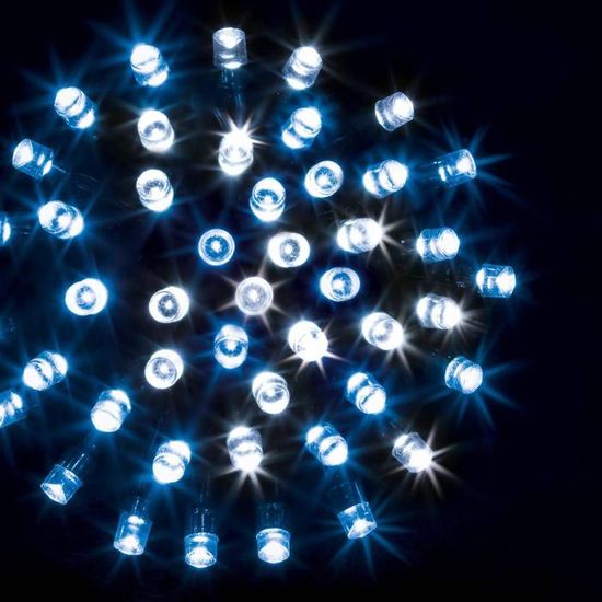Décoration Lumineuse LED "Bonnes Fêtes" - Bleu - Marque Feeric Christmas
