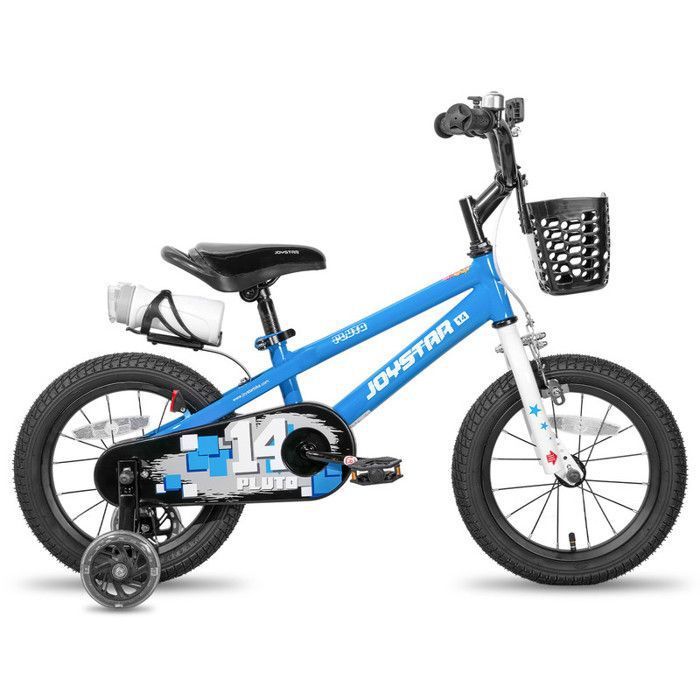 BIKESTAR Vélo Enfant pour Garcons et Filles de 4-5 Ans | Bicyclette Enfant 16 Pouces Cruiser avec Freins | Bleu