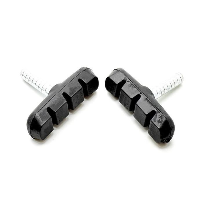 Lot De 4 Patins De Freins Fibrax SH312 Pour Cantilever Et U-brakes - Noirs, Neufs