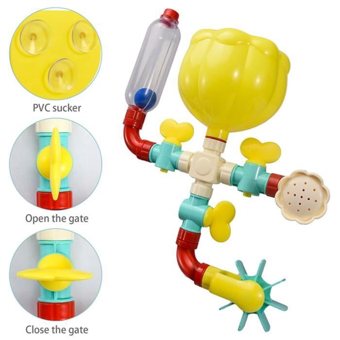 Elephant sans boite QWZ Jouets de Bain Montessori pour Enfants Jet d Eau Rotatif Jeu de Baignoire Cadeau Cdiscount Puericulture Eveil bebe