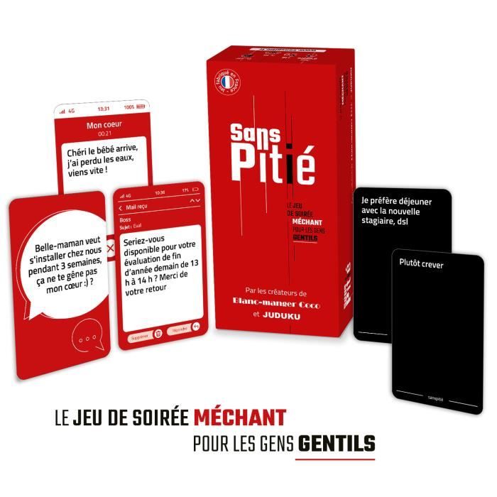JUDUKU – Jeu De Cartes Apéro Explosif – Fabriqué En France – Édition Limitée Blanche – 480 Questions à Répondre En 8 Secondes