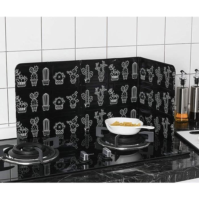 Protection Anti-éclaboussures Pour Plaque De Cuisson En Inox - Dimensions 80x30 Cm, Pliable - Garde-mur Contre Les Projections D'huile