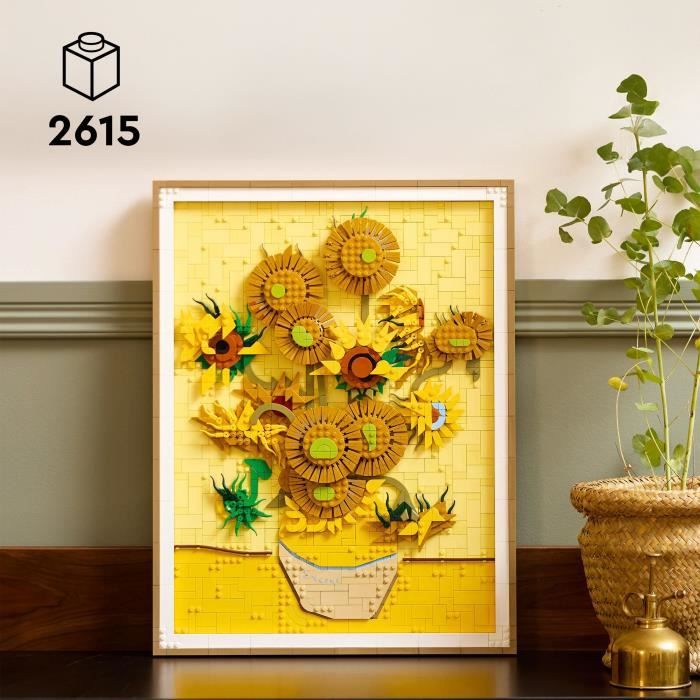 Les Tournesols de Van Gogh Partie 2 #legobuild #vangogh #legoart #tournesols