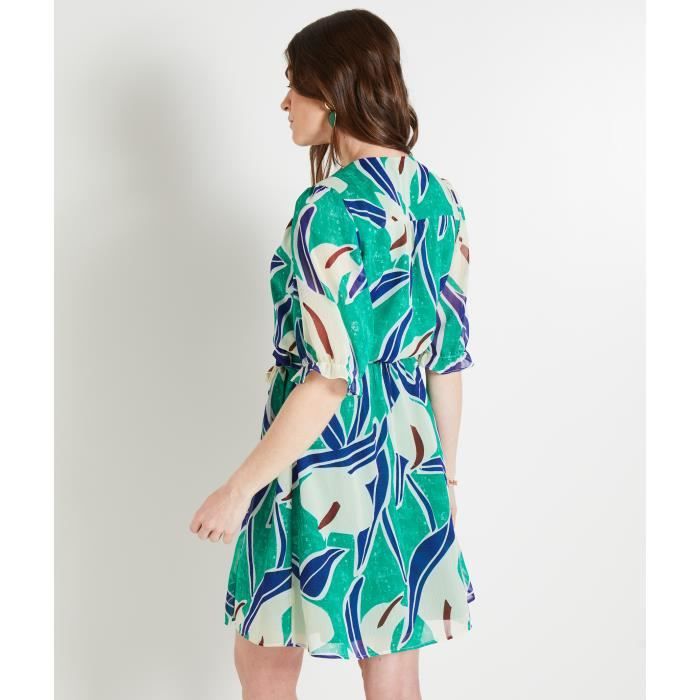 GRAIN DE MALICE Robe cache coeur femme Cdiscount Pret a Porter