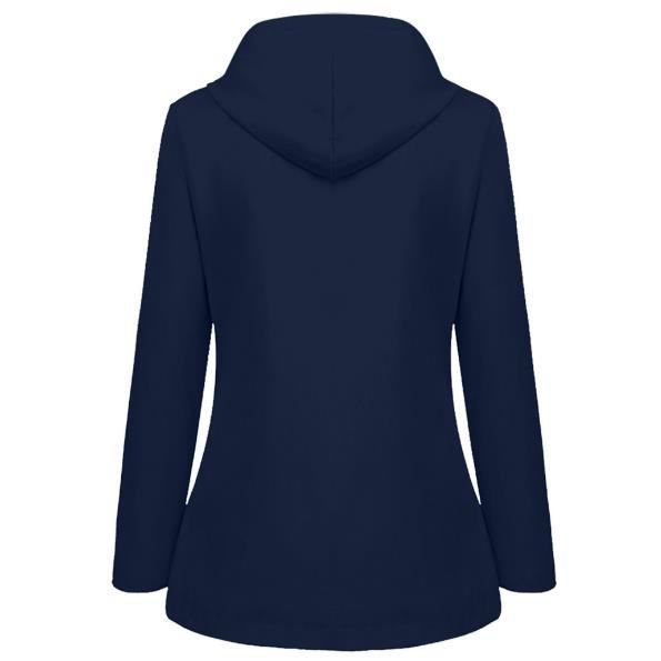 Manteau D'hiver Long Pour Femme - Doudoune Polaire Chaude Avec Capuche, Coupe-vent, Poches (Taille Normale)
