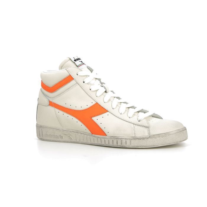 DIADORA Baskets hautes Game H Fluo Wax Blanc Mixte Blanc