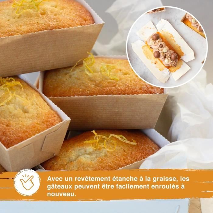 Ebake Mini Moule Cake (Brun - Pack De 25) - Moules Jetables Avec Barquette  Carton Pour Gâteau, Pain, Muffin - Moule A Mini C[u423] - Cdiscount Maison