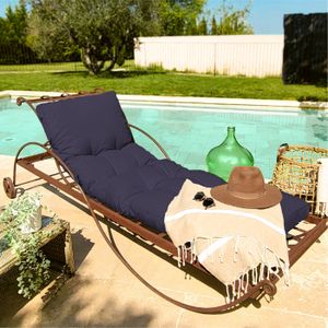 Coussin Chaise Longue Beautissu Flair RL - 190x60cm | Épais & Confortable