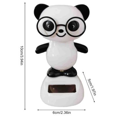 Figurine Dansante Solaire Pour Tableau De Bord – Ours, Tigre Ou Panda Qui Bouge Avec La Lumière – Décoration Voiture Ou Bureau - 8