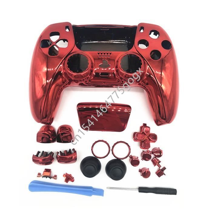 Rose rouge-Coque chromée pour manette PS5 Playstation 5, coque de boîtier,  couvercle de boîtier, décoration - Cdiscount Informatique