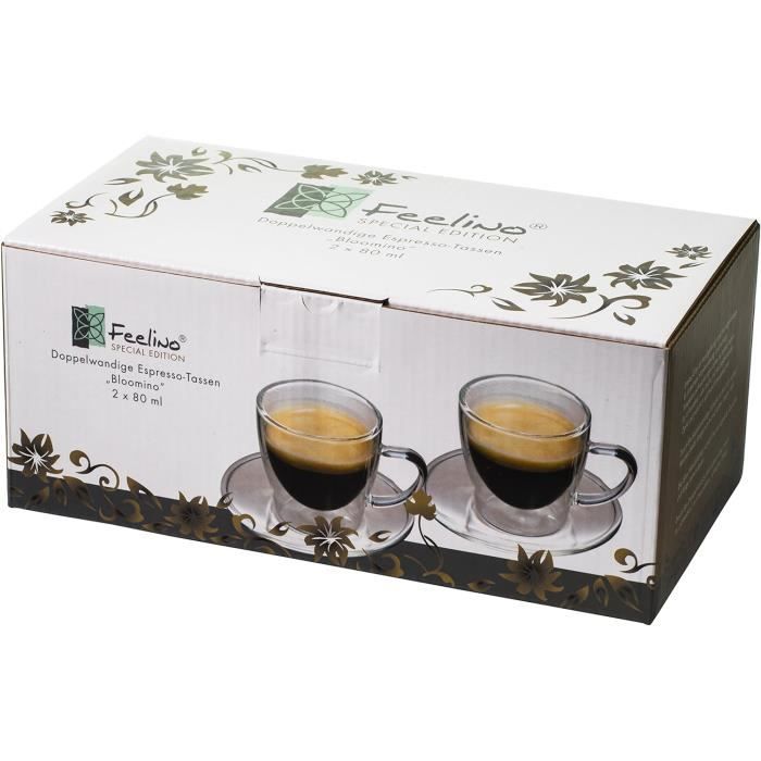 Lot De 2 Tasses Isothermes à Double Paroi Pour Boissons Froides Ou