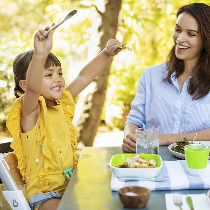 6PCS Vaisselle Assiette COUVERTS Bébé Enfants Dîner Déjeuner Repas