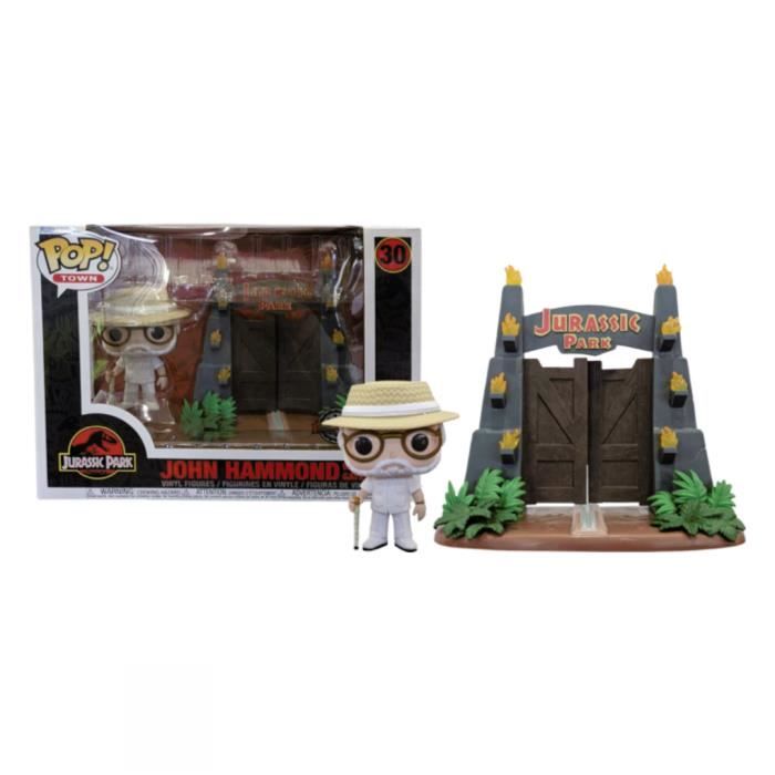 Figurine Funko Pop! Jurassic Park - John Hammond & Gates 30 Town