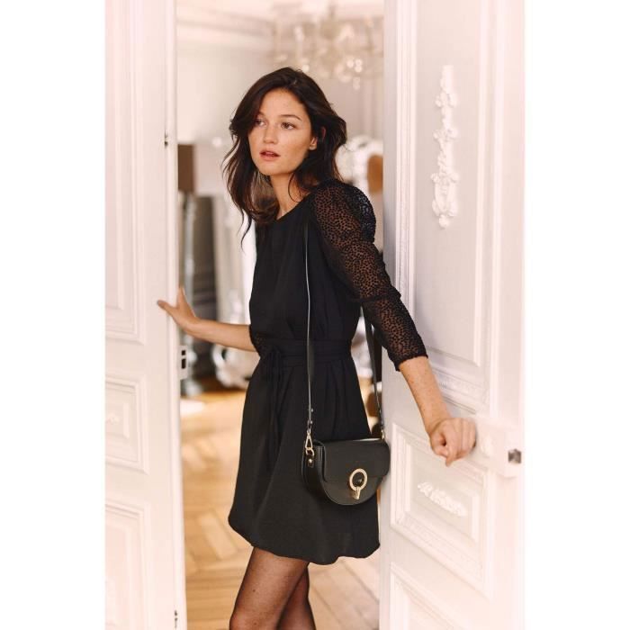 Robe Noire Robe Courte Ete 2021 Robe Droite Femme La Petite Étoile