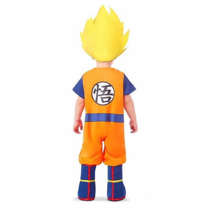 Perruque Sangoku Dragon Ball Pour Déguisement Adulte - Accessoire Cosplay Son Goku Noir - Fibres Synthétiques
